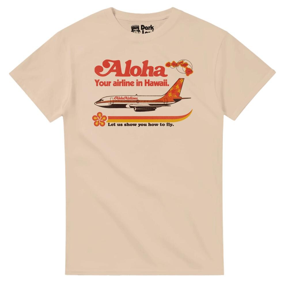 Aloha Airlines - Retro Defunct Hawaiian Aloha Travel T-Shirt