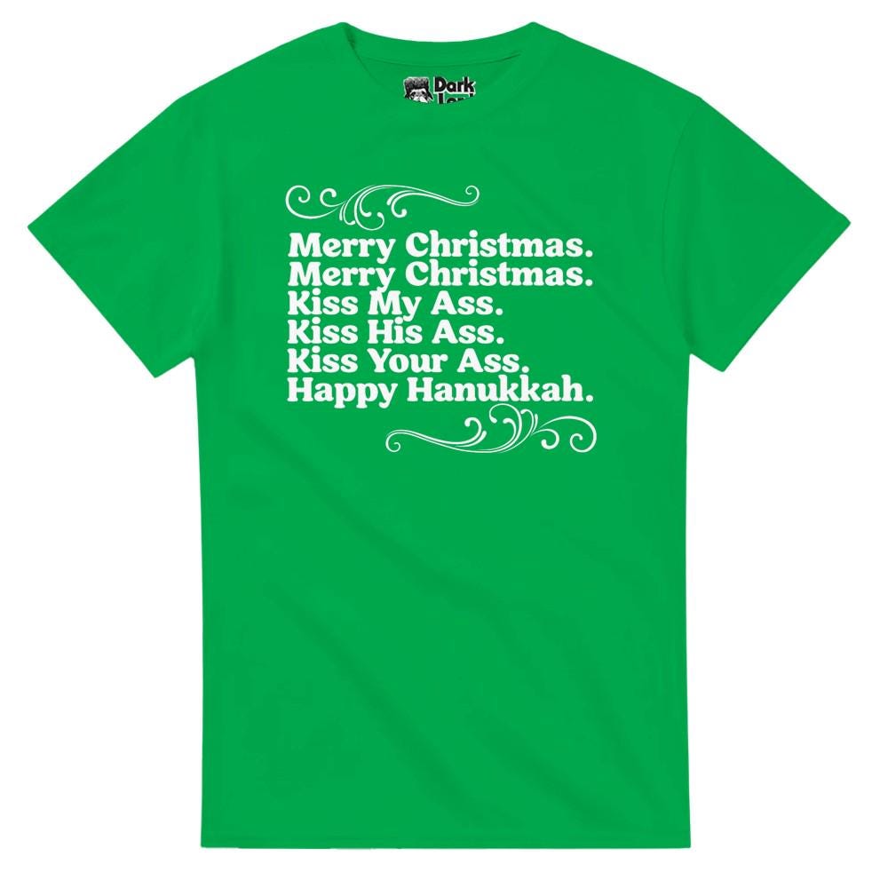 Merry Christmas. Kiss My Ass. National Lampoons Christmas Vacation T-Shirt