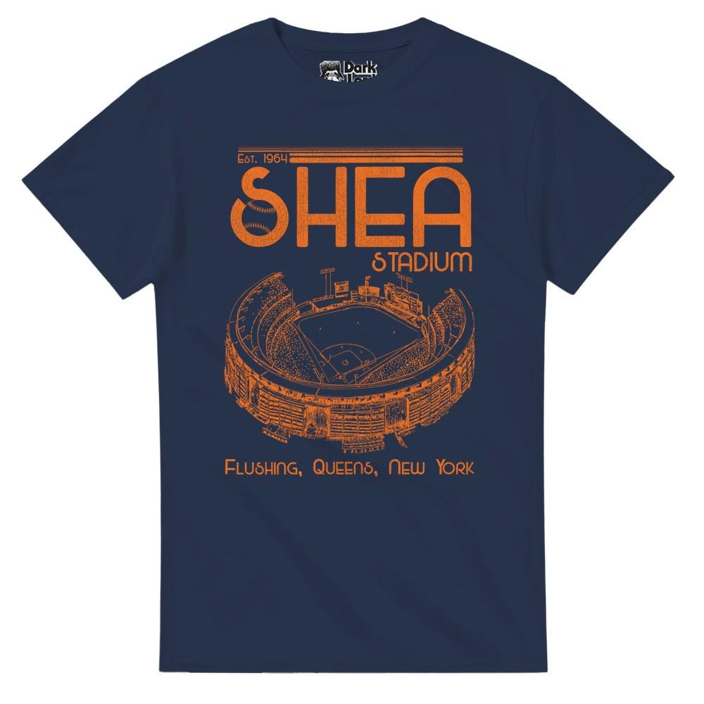 Defunct Shea Stadium New York Baseball T-Shirt