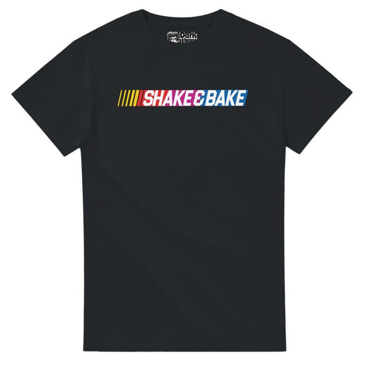Shake and Bake - Taladega Nights Movie Ricky Bobby Cal Naughton Jr. Racing Stripe T-Shirt